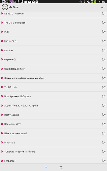 My Sites - Preview 5