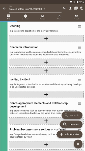 Story Plotter - Preview 3
