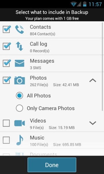G Cloud Backup - Preview 8