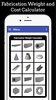 Fabrication Weight & Cost Calc screenshot 16