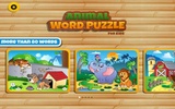 Animal Word Puzzle for Kids screenshot 2