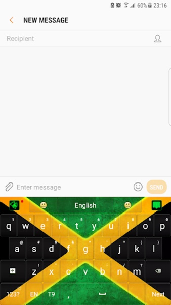 GO Keyboard Exotic Weed theme - Preview 5