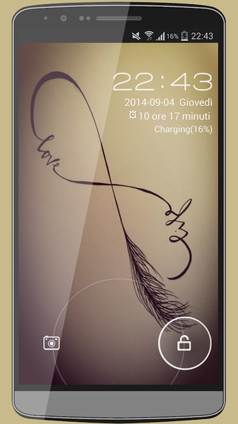 Infinity Love Go Locker Theme - Preview 1
