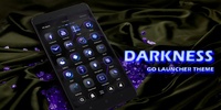 Darkness GO桌面主题 screenshot 1