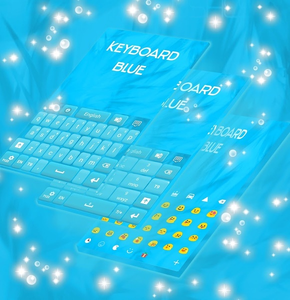 Keyboard Theme Blue - Preview 4