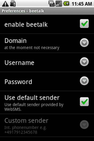 WebSMS - Preview 1