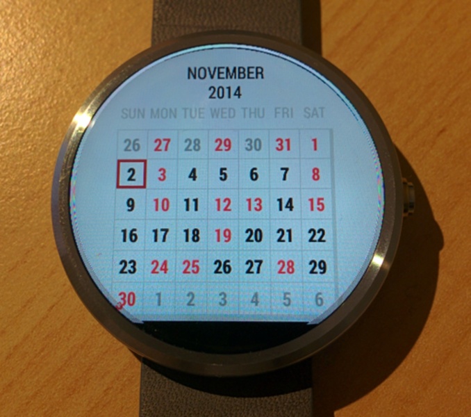 Calendar For Android Wear - Preview 2