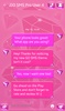 GO SMS Pink Diamonds Theme screenshot 4