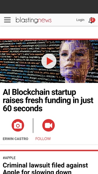 Blasting News - Preview 2