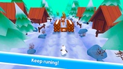 Snowman Rush: Frozen run screenshot 3