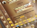 SMS Messages Gold Copper Theme screenshot 1