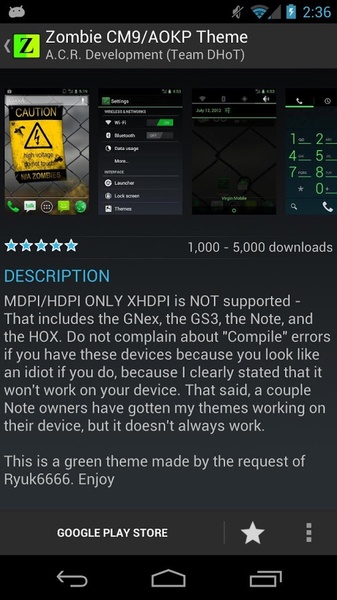 Theme Chooser Themes - Preview 1