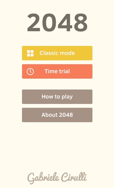 2048 by Gabriele Cirulli on the App Store