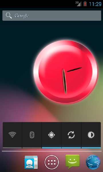 com.lunathemes.clockwidget.greenanalog - Preview 3