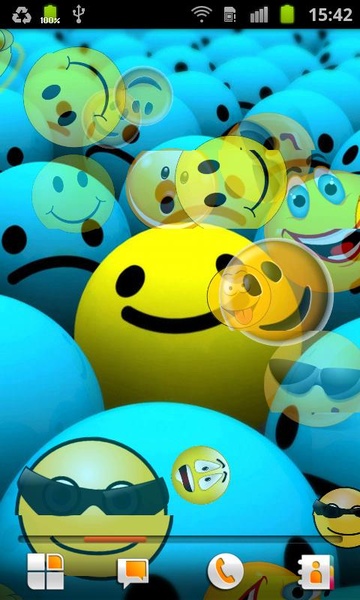 Smiley Live Wallpaper - Preview 4