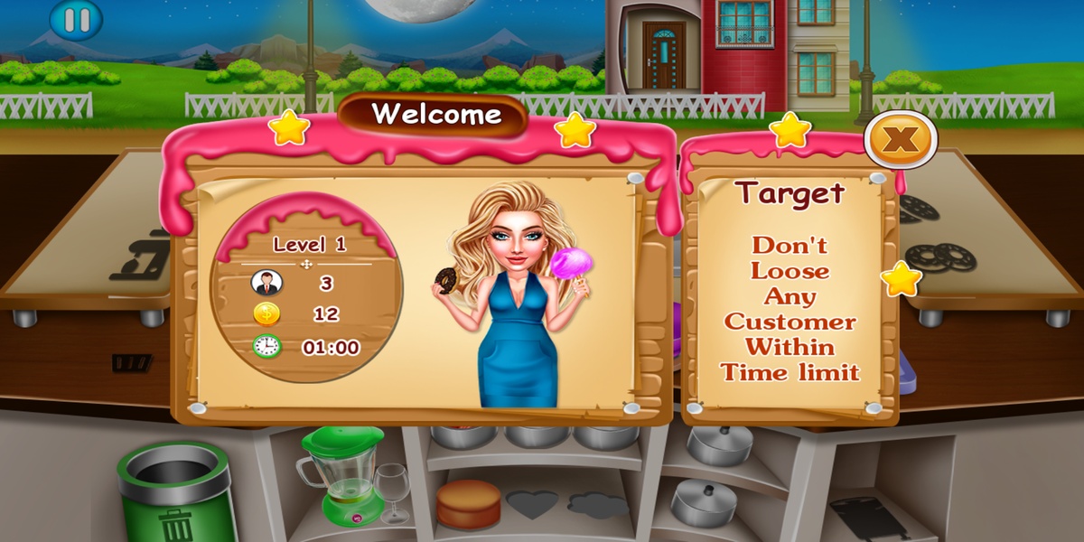 Cake Shop Great Pastries & Waffles Store Game - Preview 12