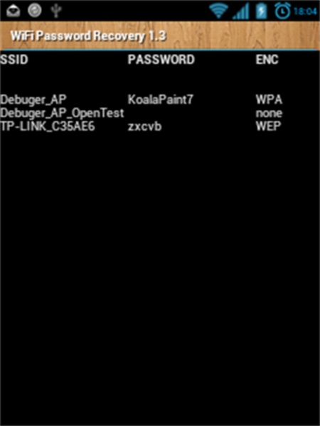 WiFi Password Recovery 2.1 - Preview 2