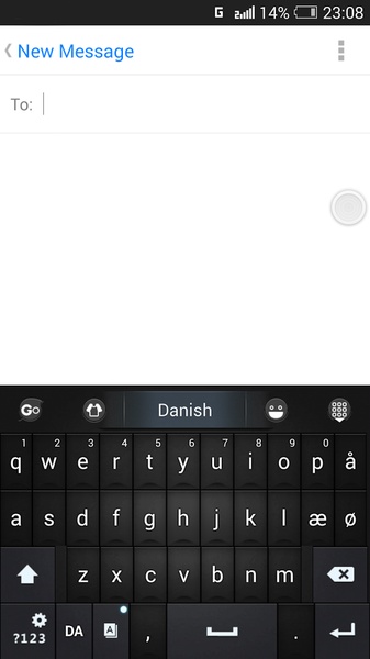 Danish for GO Keyboard - Preview 2
