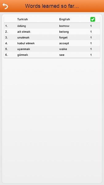 Learn Turkish Words Free - Preview 3