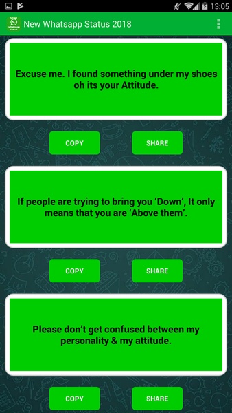 Smart Whatsapp Status 2018 - Preview 5
