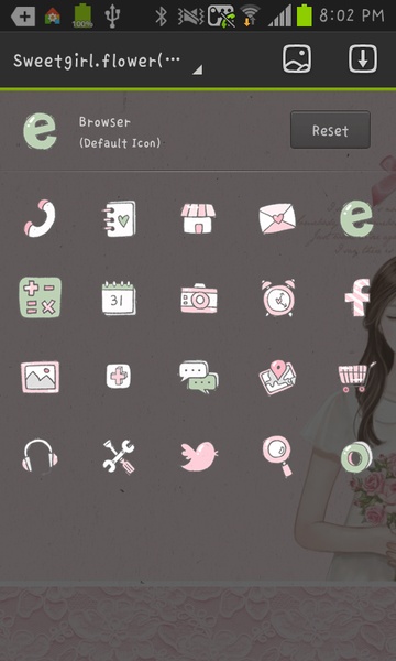 Sweetgirl.flower Go Launcher EX - Preview 1