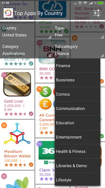 Top Apps By Country - Preview 2