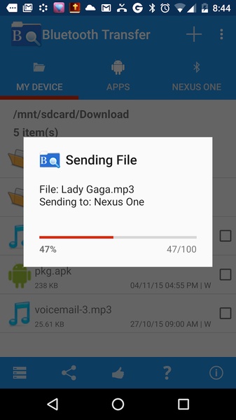 Bluetooth Transfer Trial - Preview 5