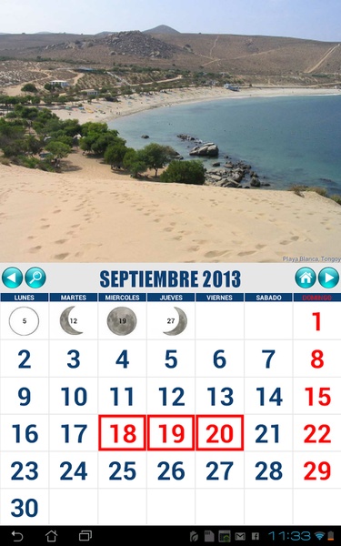 CalendarioCL - Preview 1