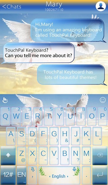TouchPal SkinPack World Peace - Preview 2