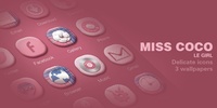 Miss COCO GO Launcher Theme screenshot 1