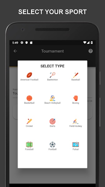 Tournament Manager for Android - Download the APK from Uptodown