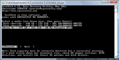 TestDisk para Windows - Baixe-o gratuitamente da Uptodown