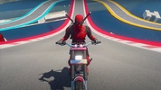 Superhero Tricky Bike Racing screenshot 4