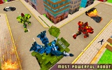 Tiger Robot Police Car Games screenshot 12