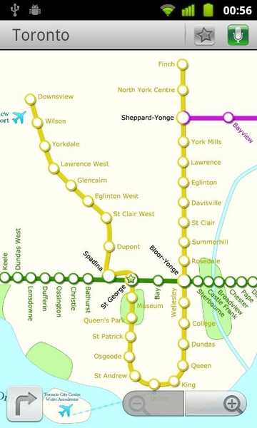 Toronto metro map for Metro24 - Preview 6