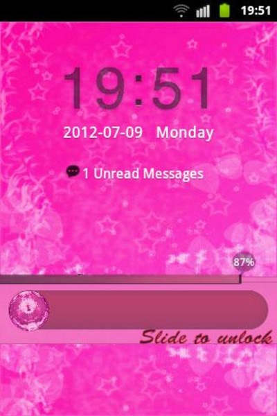 GO Locker Theme Pink Cute Star - Preview 1