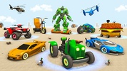 Police Tiger Robot Car Game 3d screenshot 6