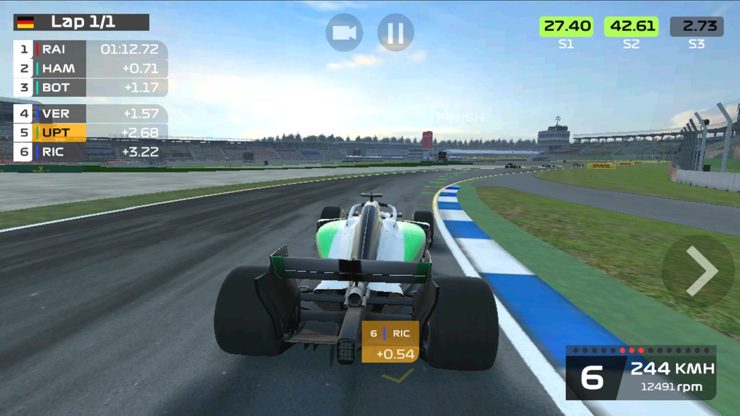 Juego de carreras de Android F1 Mobile Racing
