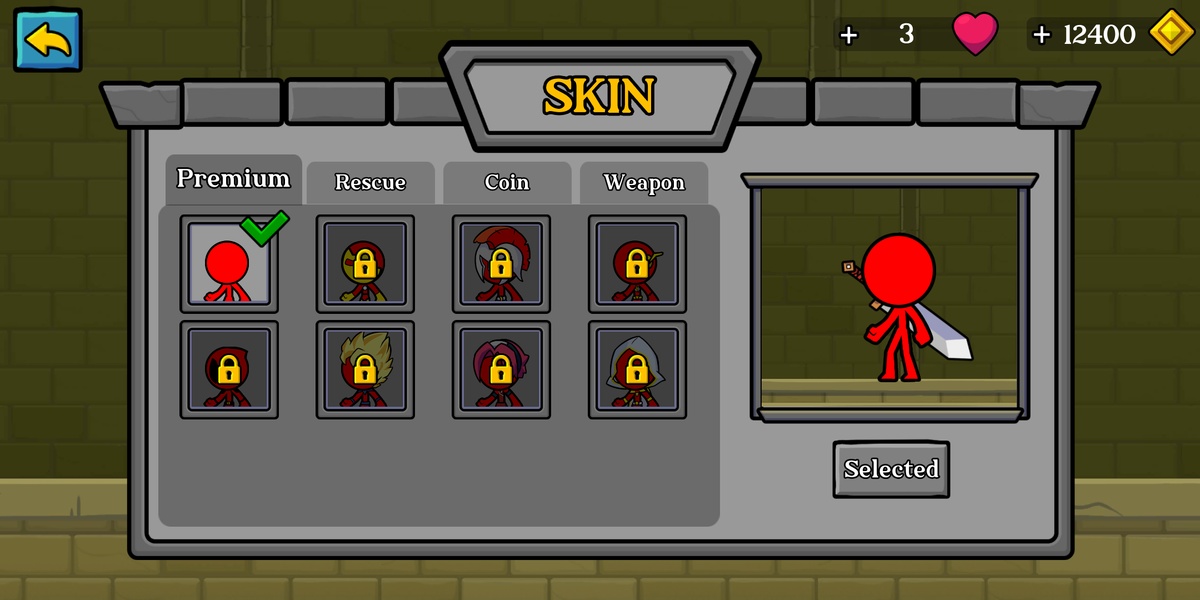 Red Stickman Adventure - Preview 1