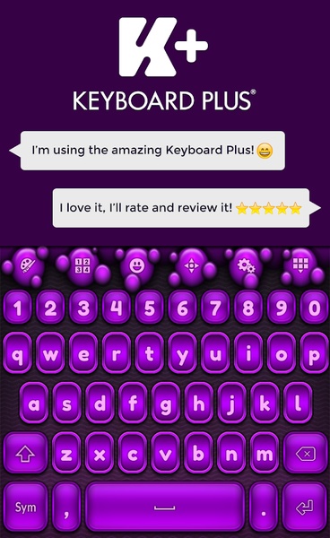 Keyboard Purple HD - Preview 6