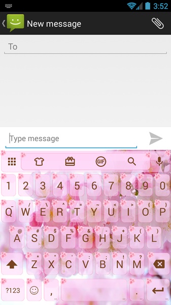 Theme Love Cherry for Emoji Keyboard - Preview 3