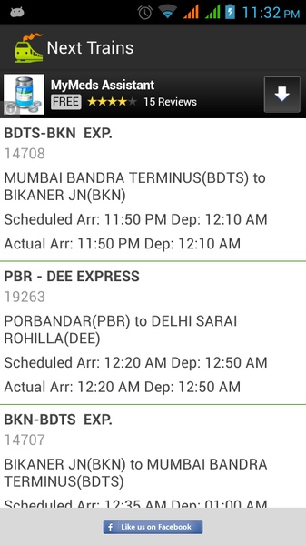 Indian Train Locator - Preview 1