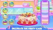 Fruity Ice Cream Cake Cooking screenshot 1