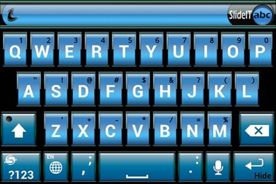 SlideIT Blue metal box skin - Preview 1