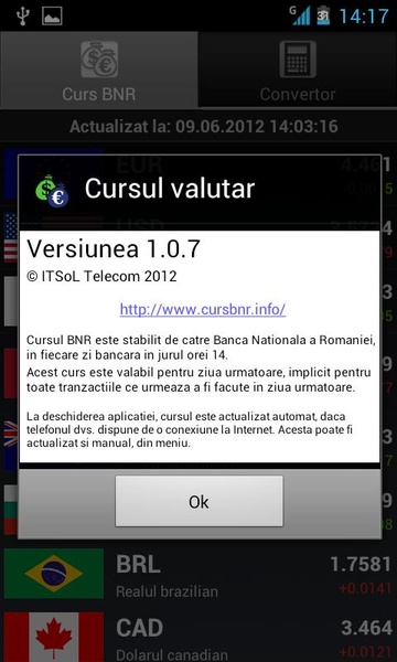 Cursul Valutar BNR - Preview 1