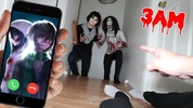 a call from Jeff The Killer - videocall prank screenshot 2