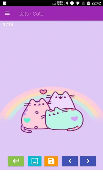 Kawaii Gatos Fondos Pantalla - Preview 2