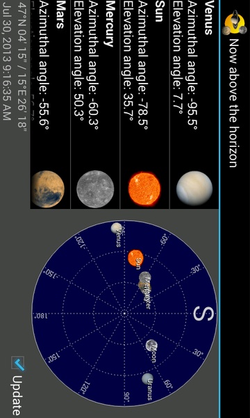 Sun, moon and planets - Preview 8