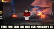 Skin F Fire For Minecraft screenshot 2