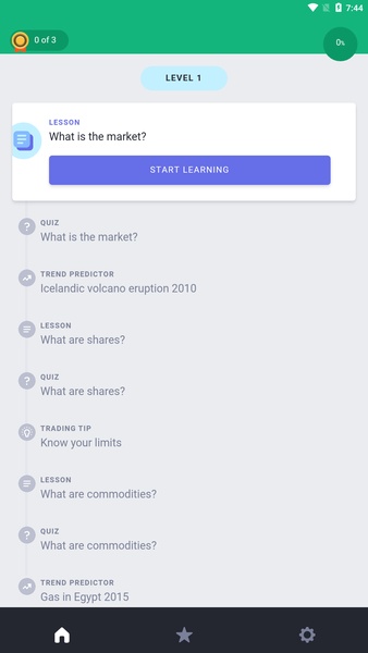 Investmate - Learn to trade shares and derivatives - Preview 3